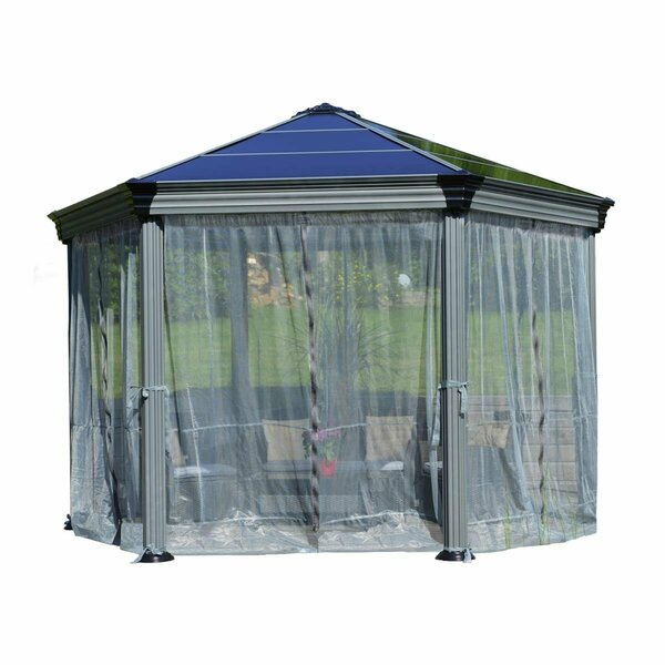 Palram Canopia  Roma Gazebo Netting Set - 6 Piece HG1058